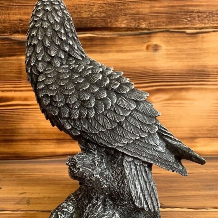 MID JOURNEY EAGLE SCULPTURE