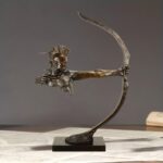 Indian Archer Warrior Sculpture