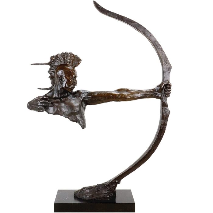 Indian Archer Warrior Sculpture