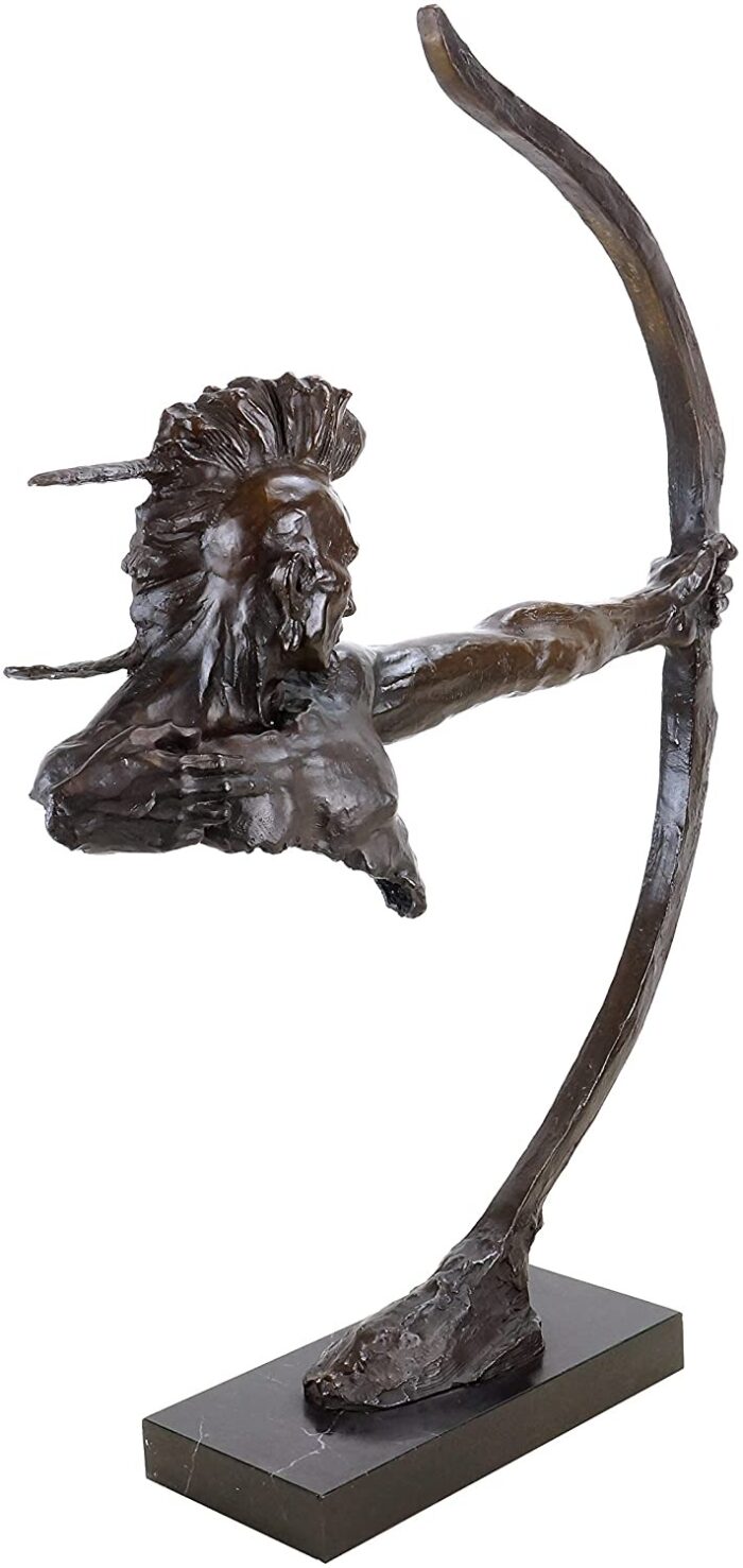 Indian Archer Warrior Sculpture