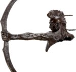 Indian Archer Warrior Sculpture