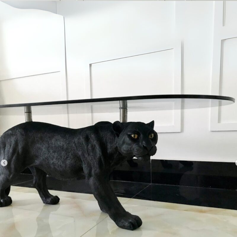LEOPARD NOIR COFFEE TABLE