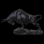 Vigorous Charging Bull Sculpture