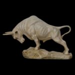 Vigorous Charging Bull Sculpture
