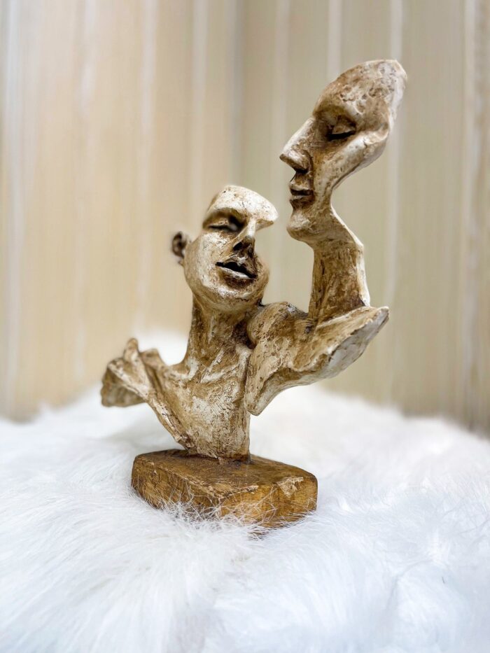 STRENGTH OF EXPRESSION NORDIC ABSTRACT FACES SCULPTURE