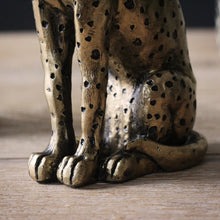 AUREATE HUNTER LEOPARD SCULPTURE