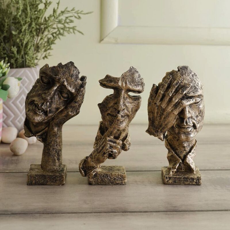 Contemplation Trio Sculptures