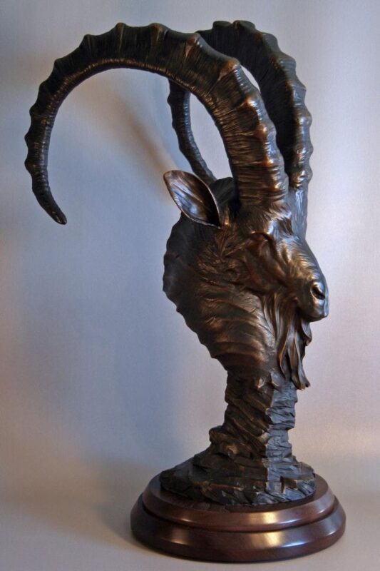 Himalayan Ibex Sculpture