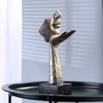 WHIMSICAL FLIGHT NORDIC ABSTRACT FLYING KISS FIGURES