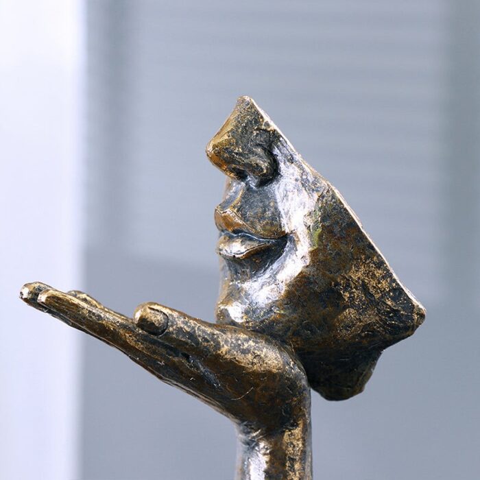WHIMSICAL FLIGHT NORDIC ABSTRACT FLYING KISS FIGURES