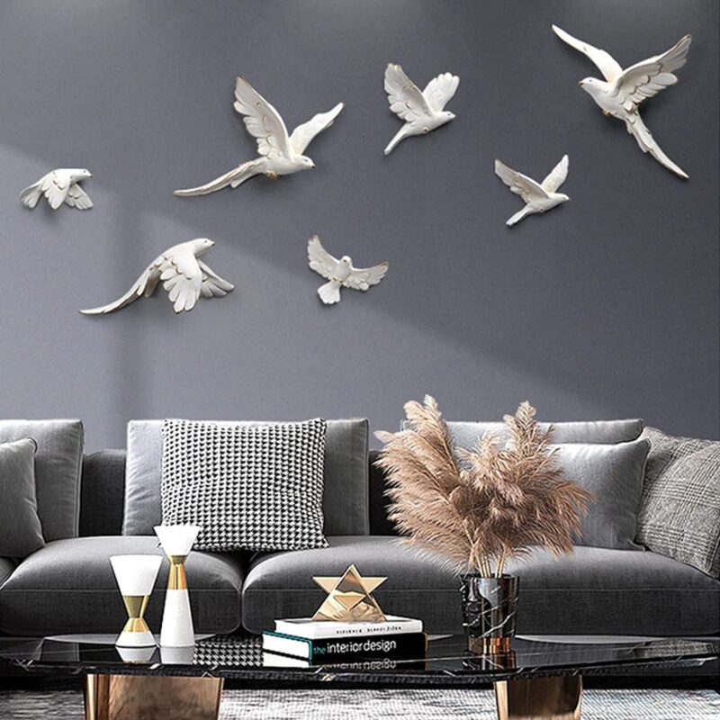 FLIGHT OF FANTASY PIGEON SET WHITE