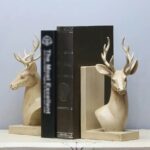 DEER HEAD BOOKENDS