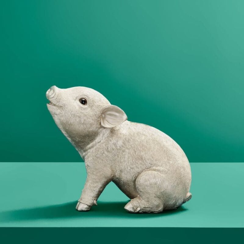MONEY BOX PIG PIGGY BANK ROSE GOLD