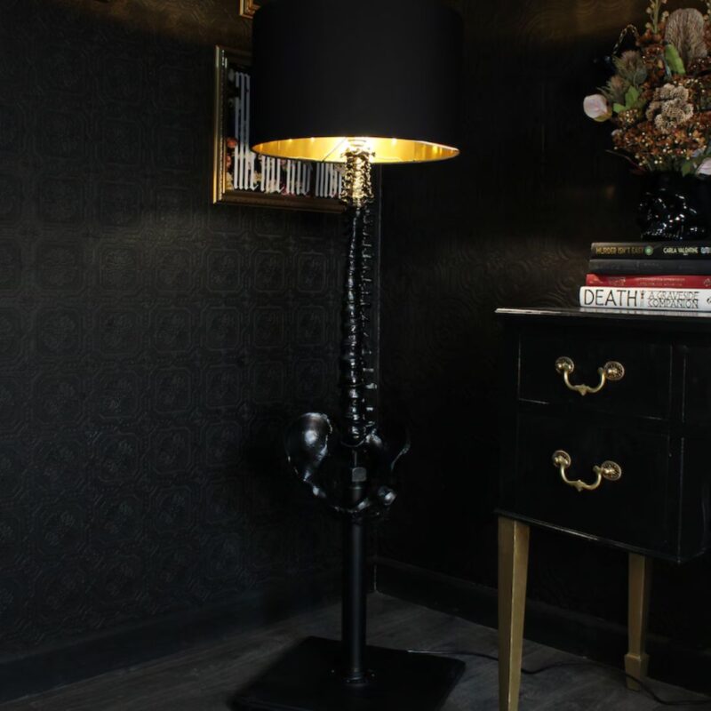 THE SPINE FLOOR LAMP BY THE BLACKENED TEETH
