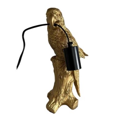 GOLD PARROT TABLE LAMP