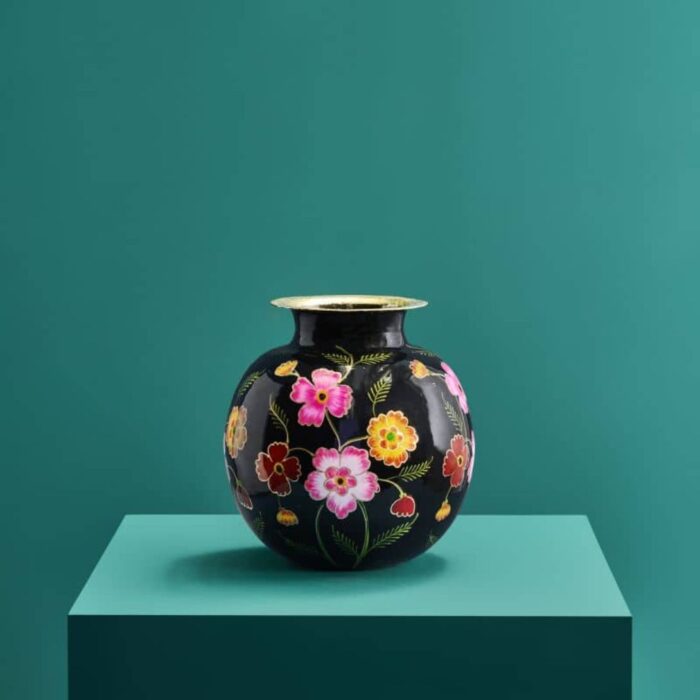 VASE LOREA S BLACK