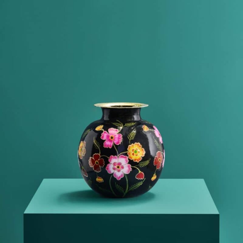 VASE LOREA S BLACK