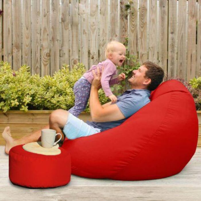 MODISH BEAN BAG WITH FOOT STOOL
