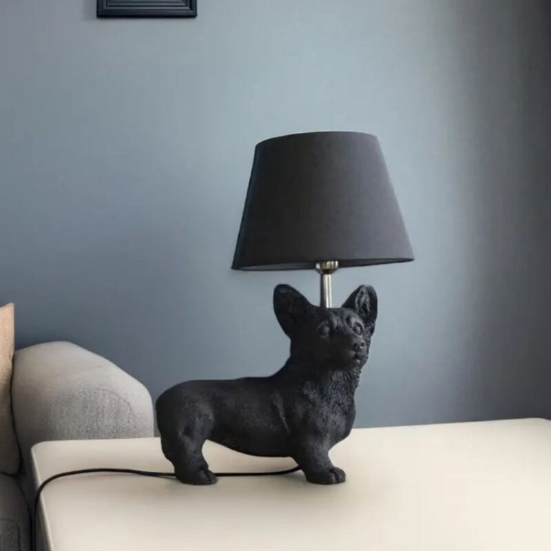 POLYRESIN BOUTIQUE DOGS LAMPS