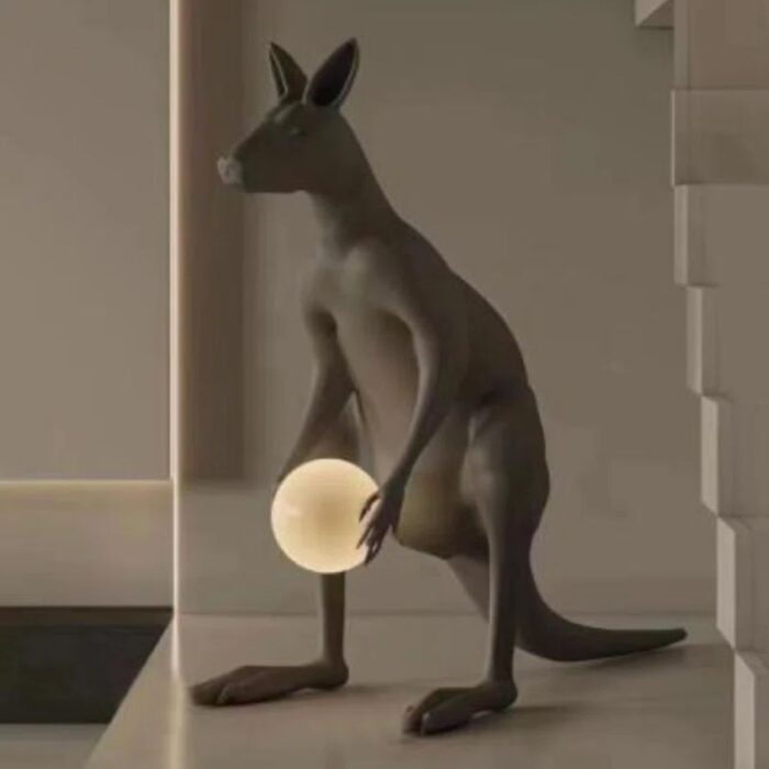 BLACK KANGAROO 47'' NOVELTY FLOOR LAMP