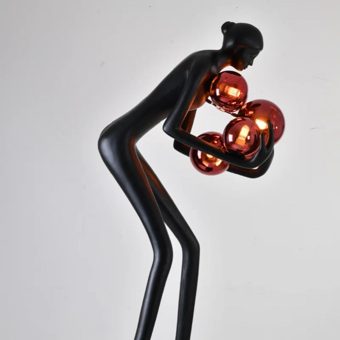 1 75'' BLACK NOVELTY FLOOR LAMP
