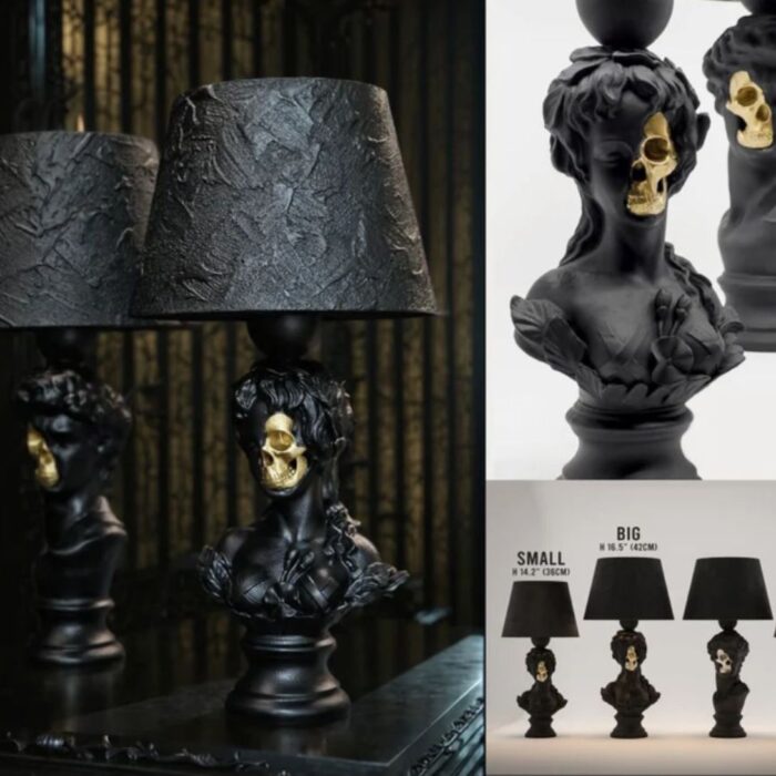 HIS AND HERS DECORATIVE TABLE LAMP