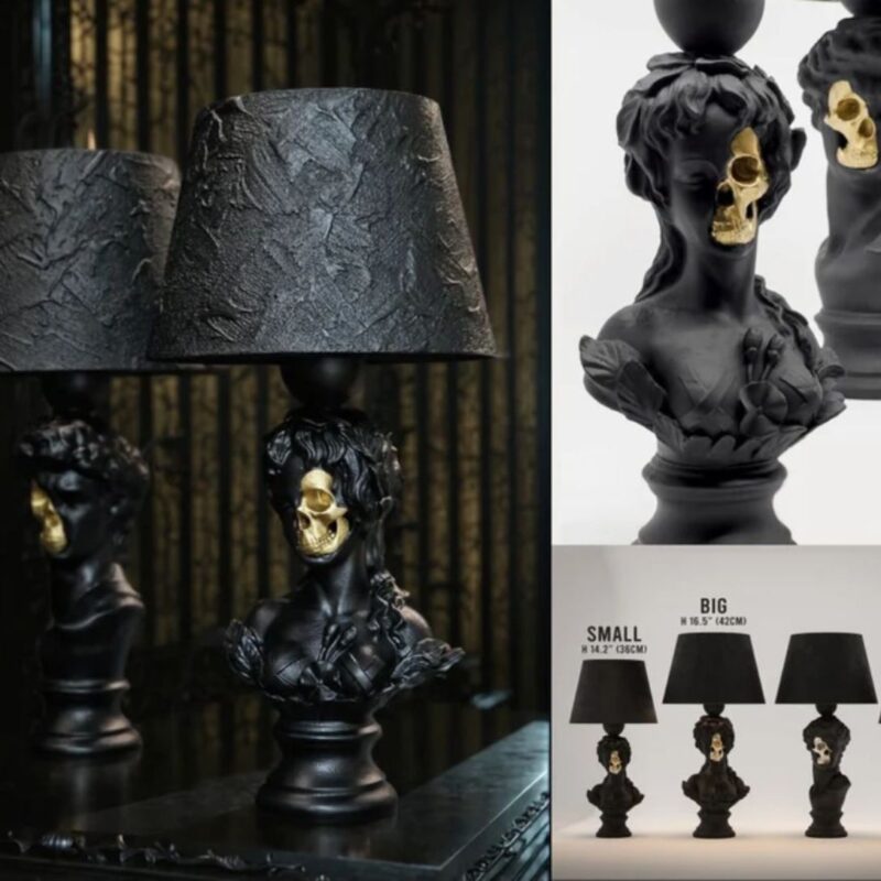 HIS AND HERS DECORATIVE TABLE LAMP
