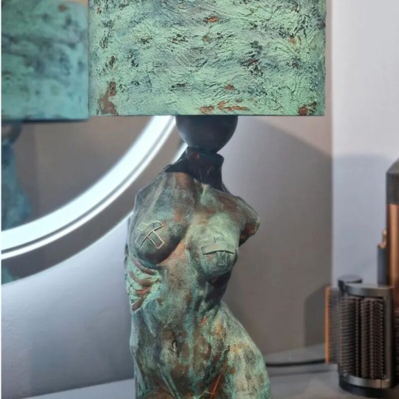 LIMITED EDITION VERDIGRIS BODY LAMP