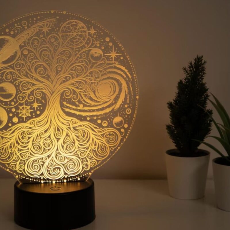 TREE OF LIFE GALAXY LED NIGHT LAMP