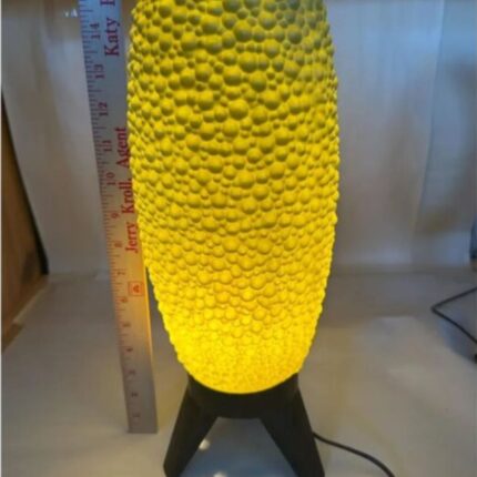 VINTAGE MID CENTURY MODERN BEEHIVE BUBBLE LAMP