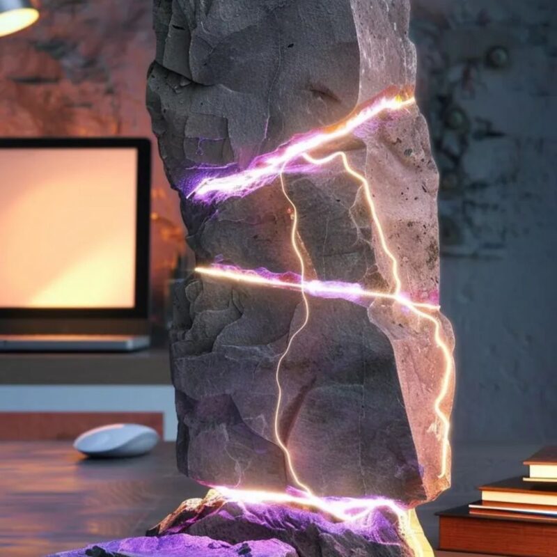 STONE LAMP DECOR