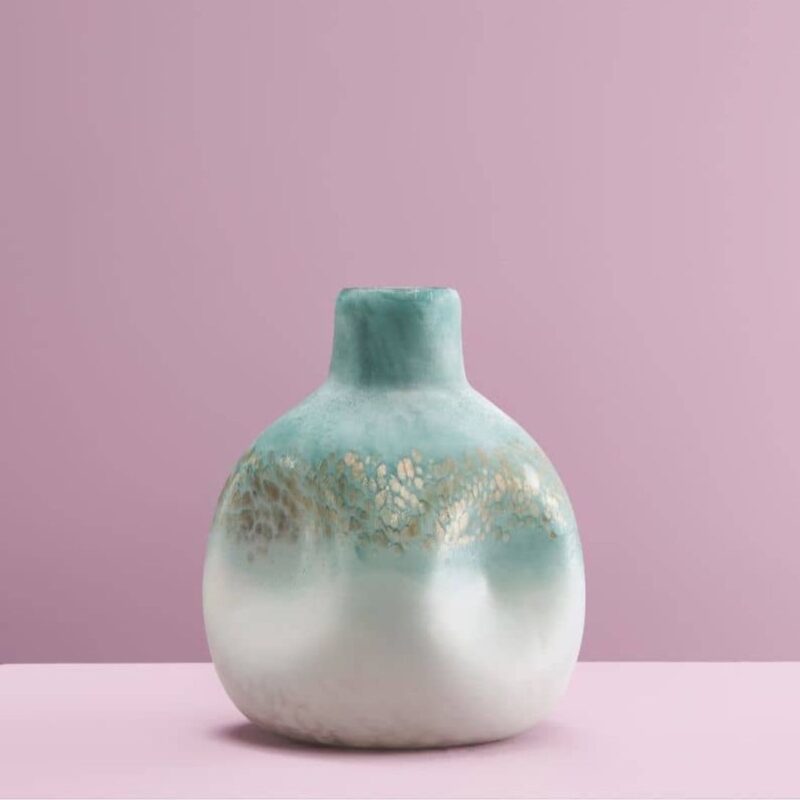 VASE ALEA I TURQUOISE