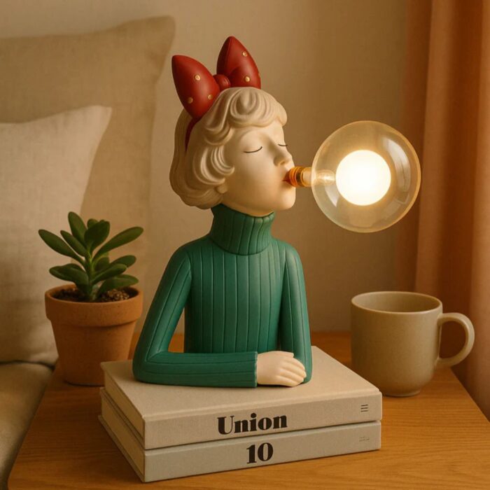AMBIENT FAIRY GIRL FIGURINES TABLE LIGHT