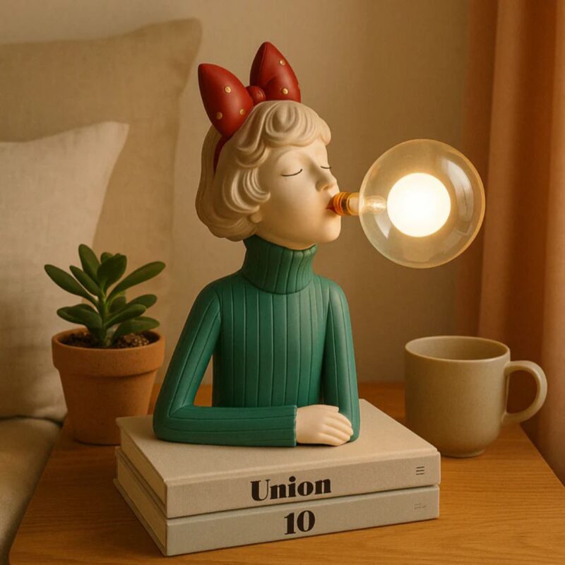 AMBIENT FAIRY GIRL FIGURINES TABLE LIGHT