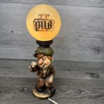 VINTAGE ENESCO DRUNK DRUNKEN MAN HOBO PUB LAMP