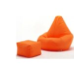 SET OF PARACHUTE BEAN BAG WITH STOOL