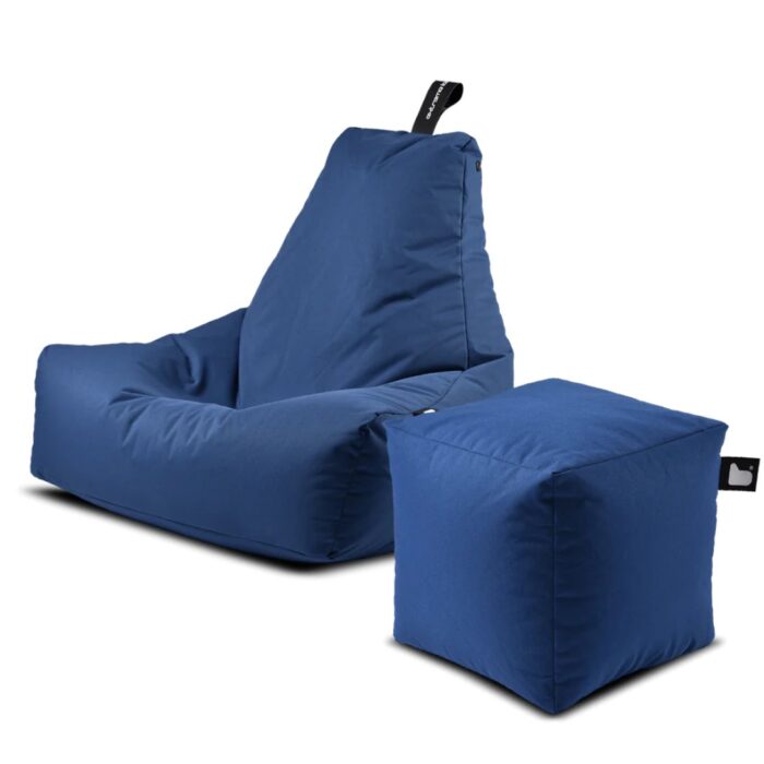 OSLO PASTEL OUTDOOR SOFA WITH STOOL