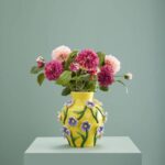 VASE WITH FLOWERS PRINTEMPS YELLOW