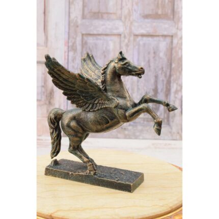 CAST IRON PEGASUS STATUE