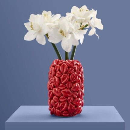 VASE LIPS RED