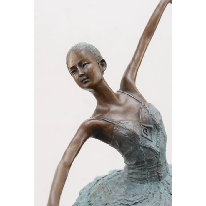 XL BALLET DANCER BRONZE SCULPTURE
