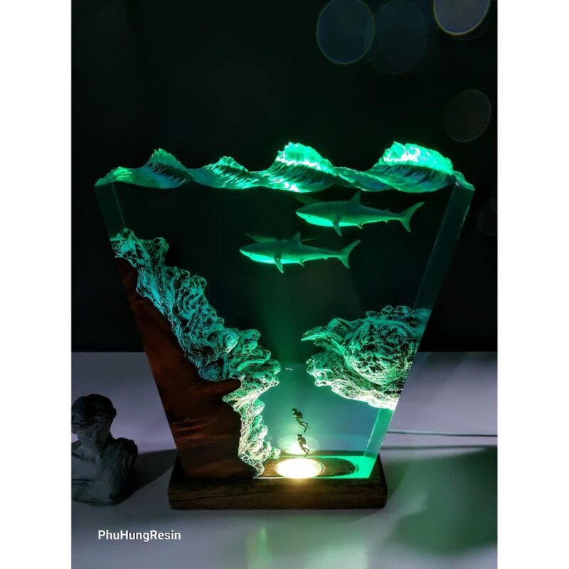 CUSTOM SHARK LAMPS