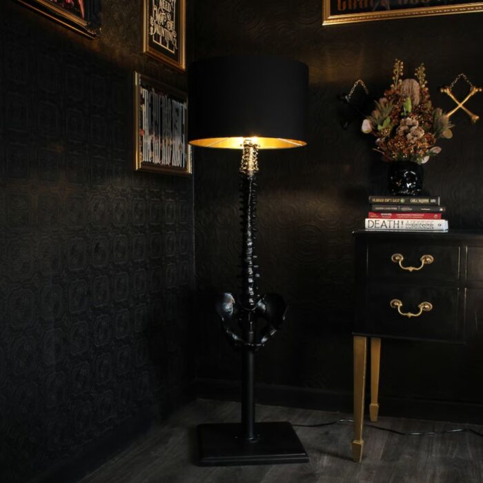 THE SPINE FLOOR LAMP BY THE BLACKENED TEETH