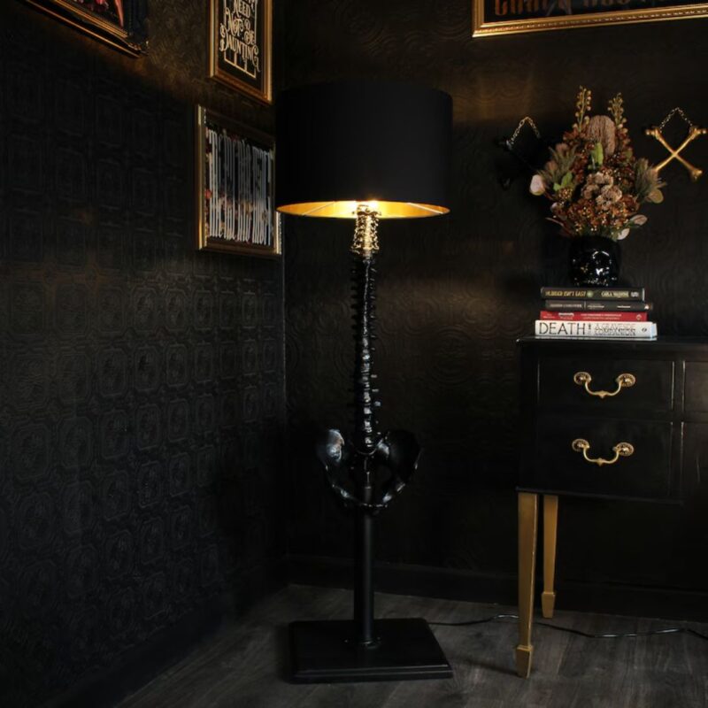 THE SPINE FLOOR LAMP BY THE BLACKENED TEETH