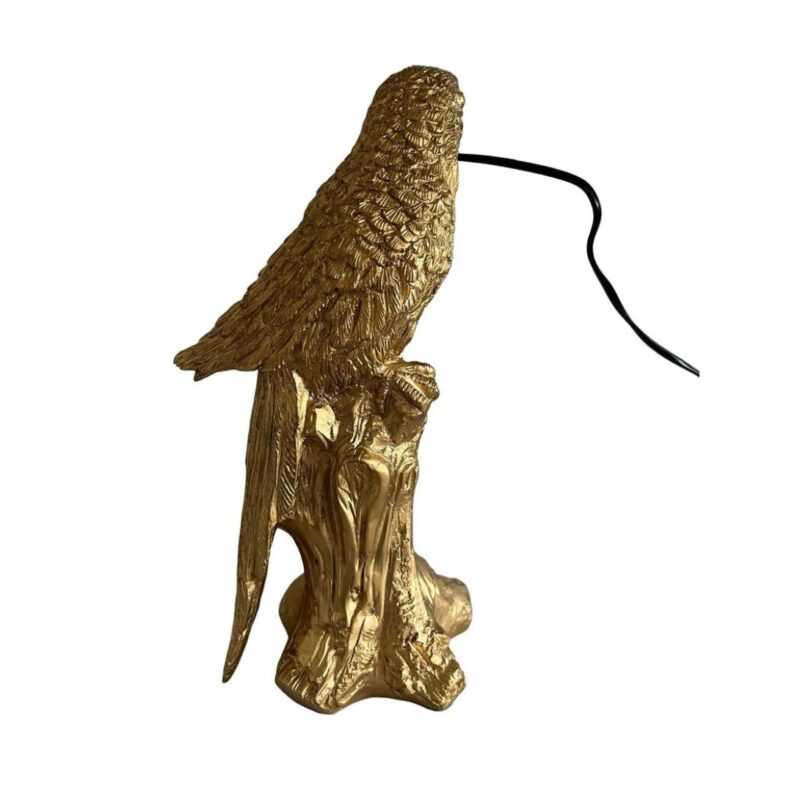 GOLD PARROT TABLE LAMP