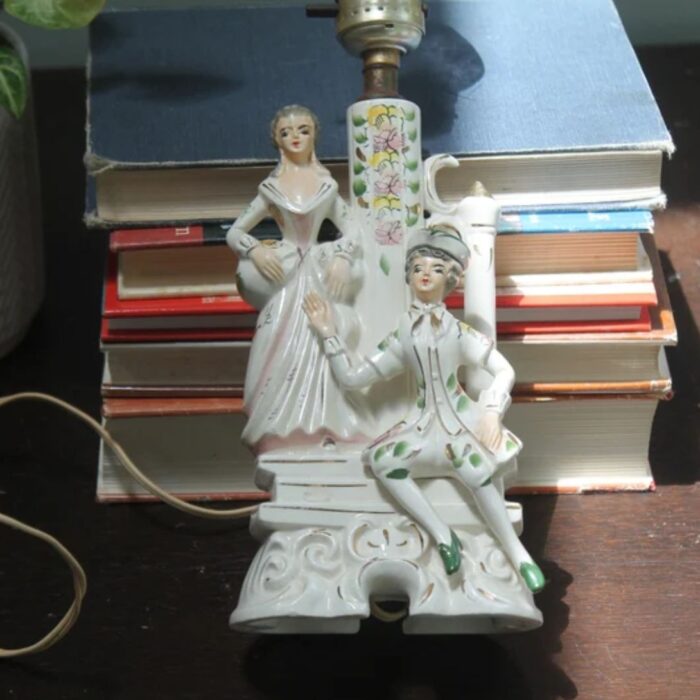 WALES JAPAN FIGURAL LAMP BASE