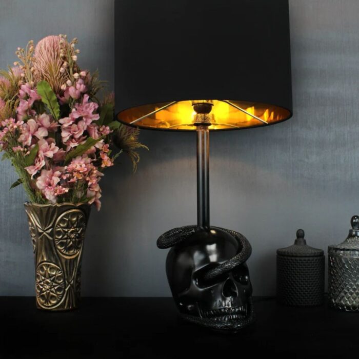 THE SNAKE EDISON SKULL LAMP