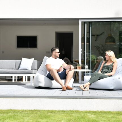SET OF TWO OSLO PASTEL HIGH BACK SOFA SET WITH ONE STOOL