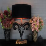 RAM SKULL TABLE LAMP