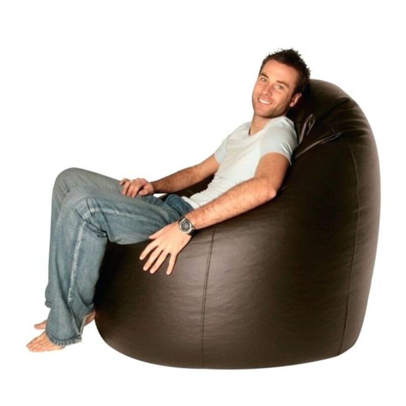 LEATHER BEAN BAG CHAIR